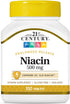 21st Century Niacin 500 mg Prolonged Release Tablets, 100 Count (27474)...