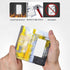 Grey Yellow Abstract Painting Combination Wall Plate 1 Toggle 1 Rocker Light Switch Cover 2 Gang Electrical Switch Plate Cover for Bedroom Kitchen...