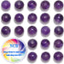 200pcs 6mm Amethyst Loose Beads for Jewelry Making, Natural Semi Precious Beads Round Smooth Gemstones Spacer Beads Charms for Necklaces Bracelets...