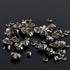 RUBYCA Skull Head Rapid Rivets and Studs, Metal Double Cap Compression Rivets, Speedy Rivets for Fabric Leather Craft Crafting, Silver Color (100 ...