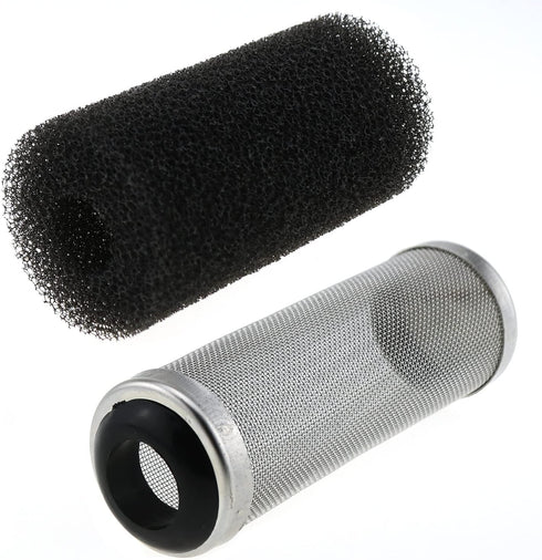 Stainless Steel Aquarium Filter Guard 16mm Pre-Filter Sponge Aquarium Filter Protector Cover Kit for Fish Tank Inlet Pond...