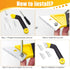 Grout Remover Tile Grout Saw Angled Grout Scraping Rake Tool with 3 Pieces Extra Replacement Accessories for Tile Cleaning...