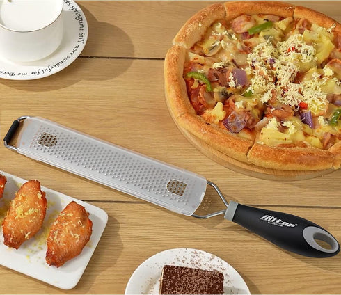 ALLTOP Lemon Zester, Hand-held Stainless Steel Food Grater,Pro Kitchen Tool for Cheese Parmesan Vegetable Ginger Garlic Nutmeg Citrus Lime Orange ...