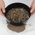 Gardening Sand Soil Compost Sifter,4 Pack Rock Garden Sieve Soil Sifter, Round Plastic Soil Sifting Pan Sand Sifter Set for Home Plant Gardening S...