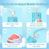 Kids U Shaped Electric Toothbrush, Toddler Toothbrush with 2 U-Shaped Brush Heads 2 Soft Replacements with Toothpaste Automatic Toothbrush Recharg...
