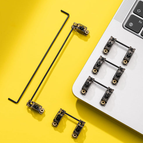 WS V3.1 Keyboard Stabilizers Kit, 1.2mm PCB Mount Screw in Stabilizers with 2u 6.25u 7u Wires, Keyboard Stabilizers for Custome Mechanical Keyboar...