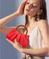 Milan Chiva Clutch Purses for Women Small Handbags Dumpling Mini Cloud Bag with Wooden Handle...