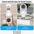 Light Bulb Camera - Indoor Camera with Motion Detection, WiFi Camera, Live-Stream & Recording - 360 Camera, 2 Way Audio, Indoor Security Camera, P...