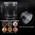 12oz Clear Plastic Storage Jars Containers,8 Pack Refillable Wide-Mouth Plastic Slime Storage Containers for Beauty Products,Kitchen & Household S...