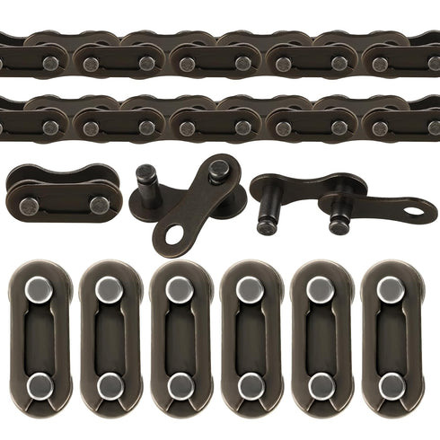 20 Set Bike Chain Metal Master Link for Bicycle Chain Removable Quick Split Bike Repair Parts for Bycicles, Mini Bikes, Mountain Bike, BMX Bike an...