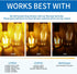 ANWIO Dimmable Vintage LED Edison Bulbs, 5W, Equivalent 60W, 500lm, Warm White Light 2700K, 80+ CRI, ST21 Antique LED Filament Bulbs, E26 Medium B...