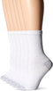Fruit of the Loom Women's 6 Pack Core Crew Socks, White, Shoe Size: 8-12...