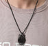 Wolf Head Pendant Necklace Stainless Steel Hollow Style Animal Pendant Silver/Black Cool Chain for Men and Teens Boy Punk Jewelry...