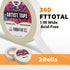 2 Pack White Artist Tape - Masking Artists Tape for Drafting Art Watercolor Painting Canvas Framing - Acid Free 1 Inch Wide 360FT Long Total...