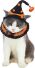 Cat Halloween Hats Handmade Crochet Pet Hat Dog Halloween Master Costumes Cap Cat Cute Accessory for Dogs Cats Pets Hat (S)...
