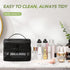 Travel Makeup Bag Organizer Case for Women: Clear, Compact, and Stylish Cosmetic Pouch with Zipper for Makeup Essentials...