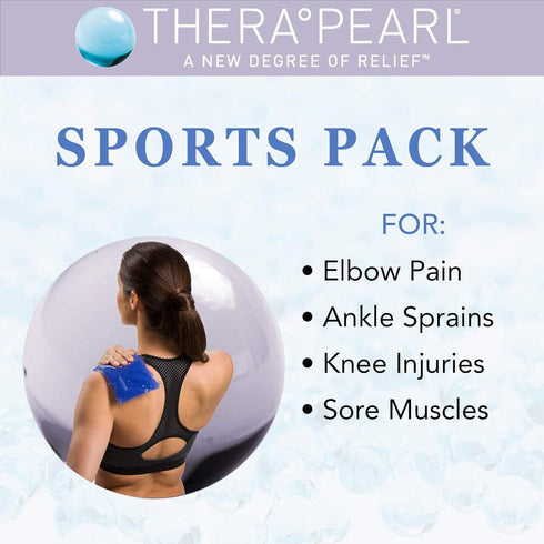 Reusable Hot Cold Pack with Strap, Sports Size Ice Pack with Gel Beads for Athletes, Flexible Hot & Cold Compress for Arthritis Pain Relief, Swell...