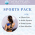 Reusable Hot Cold Pack with Strap, Sports Size Ice Pack with Gel Beads for Athletes, Flexible Hot & Cold Compress for Arthritis Pain Relief, Swell...