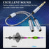 1/4 Splitter Adapter Cable 12 inches, 6.35mm Stereo Plug Male to Dual 6.35mm Jack Female Y Splitter Cable, 30cm / 12 inches...