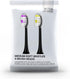 Acteh Toothbrush Heads for Sonic Edge, JetWave, JetUV and eBrush Toothbrush Models (Black Purple/Black Yellow)...