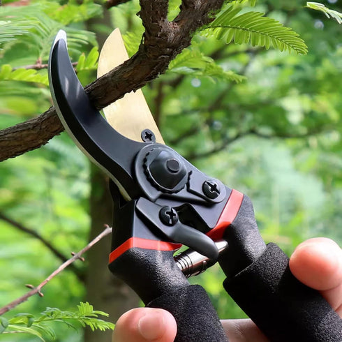 8.5" Bypass Pruning Shears for Garden, Heavy-Duty Garden Clippers, Tree Trimmers and Rose Pruning Shears, With Sharp SK5 Blade and Soft Cushioned ...