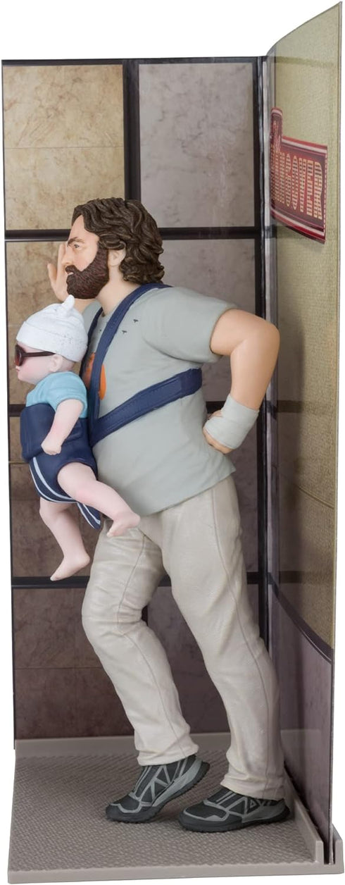 McFarlane Toys - WB 100: Alan Garner (The Hangover) Movie Maniacs 6in Posed Figure...