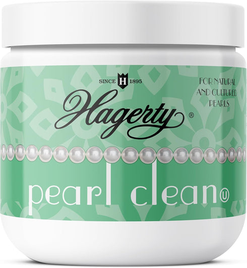 Hagerty Pearl Clean Jewelry Cleaner - Professional Jewelry Cleaning Liquid for Pearls, Gemstones, Delicate Porous Stones - Dipping Basket Included...