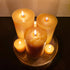 100% Pure Beeswax Candle - Medium Pillar Candle - 60 Hour Burn Time - 3x4 Inch - Alternative Imagination...