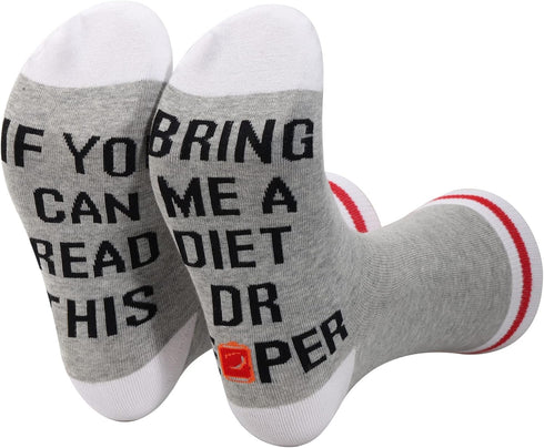 GJTIM Drinking Socks Carbonated Drinks Lover Novelty Socks for Men Women?Diet D?...