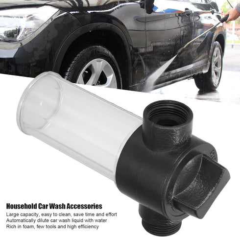 Water Gun Foam Bottle, 100ML Garden Hose Car Washing Foamer Pot Tank Household Wash Accessories, Pressure Washer Accessories for Car Washing, Hous...