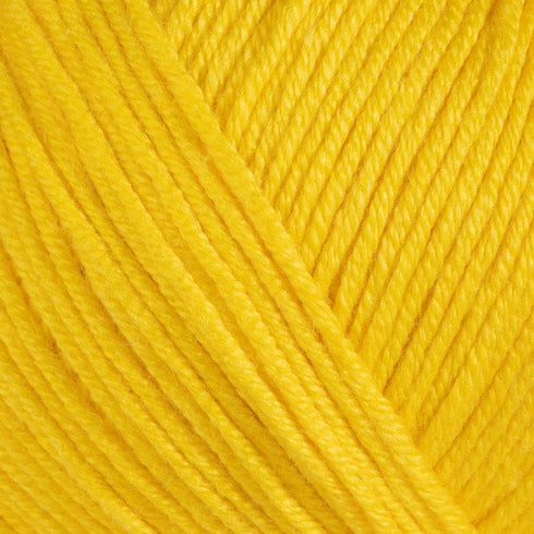 Cotton 60% Cotton 40% Acrylic Yarn, Soft, Fine/Sport (2) for Crochet and Knitting 1.76 Oz (50g) / 180 Yds (165m) (10317 - Yellow)......