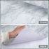 Glossy Marble Paper Granite White Gray Wallpaper 11.8"x78.7" Peel and Stick Wallpaper Vinyl Self Adhesive and Removable Renovated Contact Paper fo...