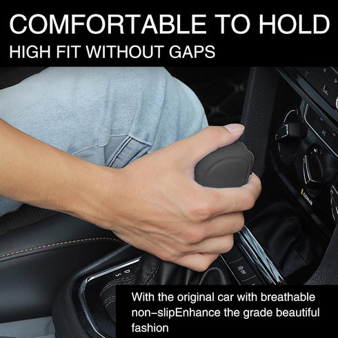 1 PC Universal Car Shift Knob Cover, Comfortable Shifting Universal Anti-Slip Auto Knob Gear Stick Protector for Men Women, Vehicle Accessoriesfor...