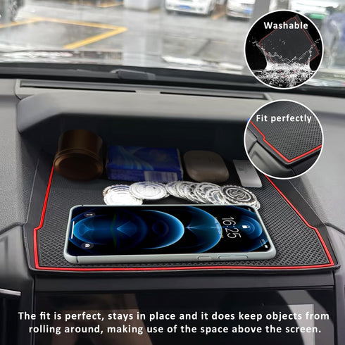 Auovo Dashboard Mat Compatible with Subaru Crosstrek Accessories 2018-2023 Forester 2019-2024 XV Impreza 2018-2023 Car Interior Silicone Dash Pad ...