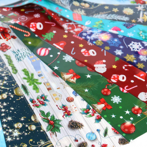 Christmas Nail Foil Transfer Stickers 10 Sheets Xmas Nail Art Stickers Decals Winter Santa Claus Snowflake Bells Nail Decals Supplies for Women Ch...