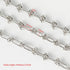 4 Meters Silver Paperclip Chains with Buckles Metal Iron Jewelry Chain for Jewelry Making Stylish Heavy Necklace Bracelet DIY Chains Bulk...