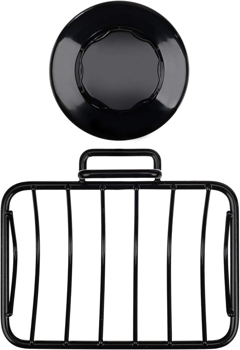 iPEGTOP Super Powerful Vacuum Suction Cup Shower Soap Dish - Strong Rustproof Stainless Steel Soap Saver Sponge Holder for Bathroom & Kitchen Sink...
