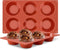 JOERSH 2-PK Silicone Texas Muffin Pans Non-Stick 6 Cups 3 Inch Regular Cupcake Baking Pans, Silicone Molds for Egg Muffins, Cupcakes...