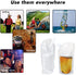 20 Pcs Liquor Flasks Cruise Pouch Reusable Sneak Travel Drinking Flask Concealable Alcohol Plastic Flasks bags with Funnel (8 oz)...