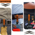 KUNN Leather Glove Clips for Work Glove Holders Heavy Duty Glove Belt Bronze Clip for Construction...