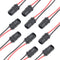 TOMALL 10pcs T10 194 Round Pre-Wired Female Socket for Bulbs Replacement...