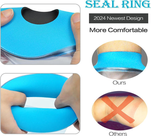 Asunby Waterproof Cast Covers for Shower Leg Kids Wound Barrier Bandage Protector Child for Bath,Watertight Cast Bag long for Foot Ankle Orthopedi...