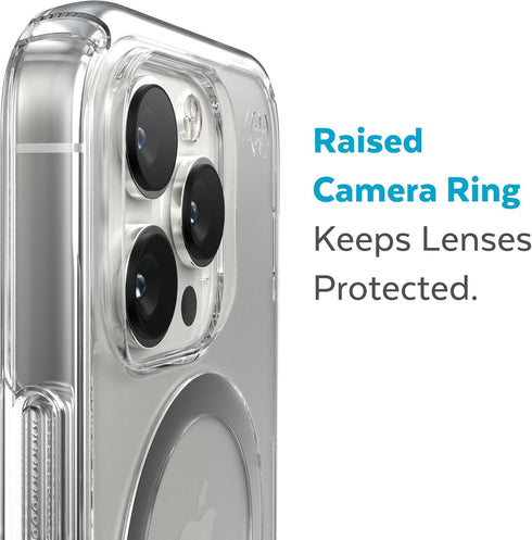 Speck Presidio® Perfect-Clear MagSafe® Case for iPhone® 14 Pro, Clear, 15148-3080...