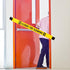 4 Pcs Closed for Cleaning Sign with Magnetic Ends Nylon Bathroom Restroom Signs Do Not Enter Magnetic Signs with 8 Suction Cup Hanger Banner for D...