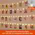 HXWEIYE 120LED Warm White 40Ft Fairy String Light with 52 Clear Clips & 12 Hooks, USB Powered, Waterproof, 8 Modes & Timer, Perfect for Indoor/Out...