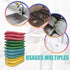 Pack of 12 Dish Washing Scrubs Kitchen Sponges Dual Purpose Non-Scratch Microfiber Scrub Scouring Sponge,Reusable Easy Handling Ideal for Kitchen ...