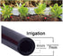 50-Pack Drip Irrigation Universal Connectors 1/4 Inch Barbed Tee Fittings for 1/4" Drip Irrigation Tubing, Barbed 4 Ways Connectors for 4mm/7mm Dr...