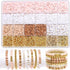 LFLIUN Bracelet Making Kit Friendship Gold Beads Clay Beads Jewelry&Bracelet Making Kit Charm Bracelet Maker Set with Letter Beaded Kit Birthday G...