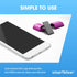 SmartKlear Smart Phone Screen Cleaner - for iPhones, Androids, and More - Cleaner with Carbon Microfiber Tech - Injected Purple - 1 Count...
