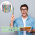 100 Pcs Inspirational Pencils Color Changing Pencils Bulk Motivational Pencils with Eraser HB Wooden Pencils for Kids Students Classroom Back to S...
